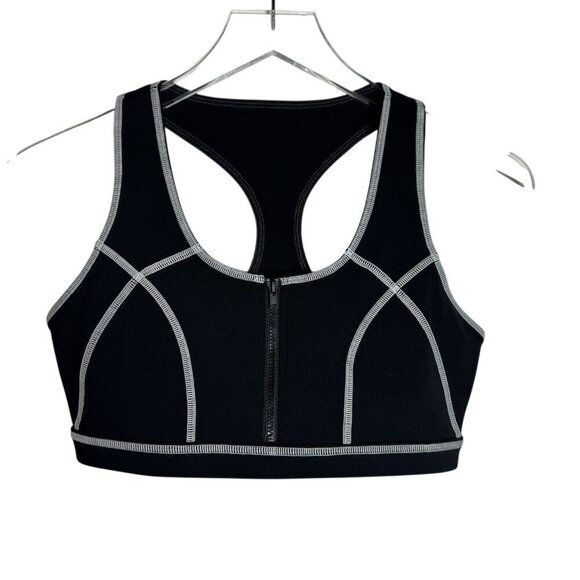 Spiritual Gangster Size Small Vera Zip-Front Dream Tech Eco Jersey Sports Bra - Picture 1 of 6